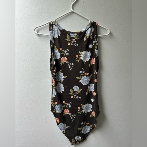 American Eagle Bodysuit Tank Top Size Small Floral Design, Never Worn. - Picture 2 of 3